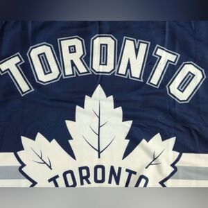 Toronto Blue and White Throw Blanket